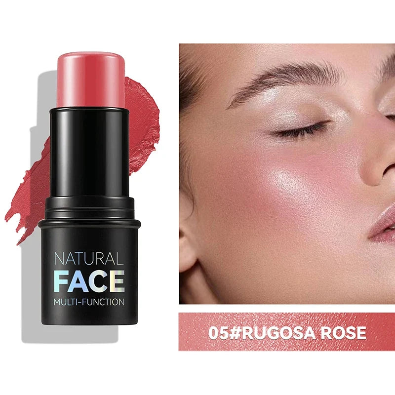 Face Pearl Stone Highlighter Stick Contour Shading Lasting Cheek Stereoscopic Brightening Skin Blush Illuminator Makeup Cosmetic