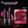 7Colors Glitter Lipstick Waterproof Long Lasting Diamond Pearlescent Metallic Lipstick Black Lipgloss Women Lips Makeup Cosmetic